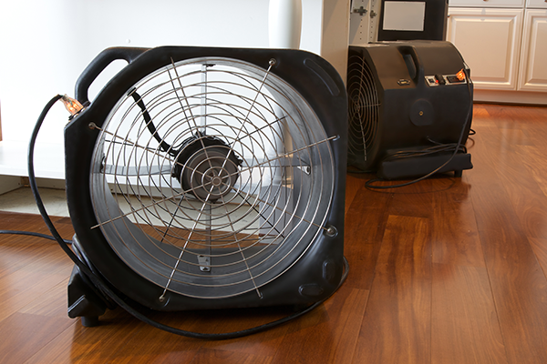 drying fan for water damage | BCC Restoration, serving Portland OR and Vancouver WA