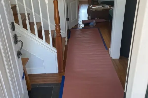 Before Entry Hallway Restoration